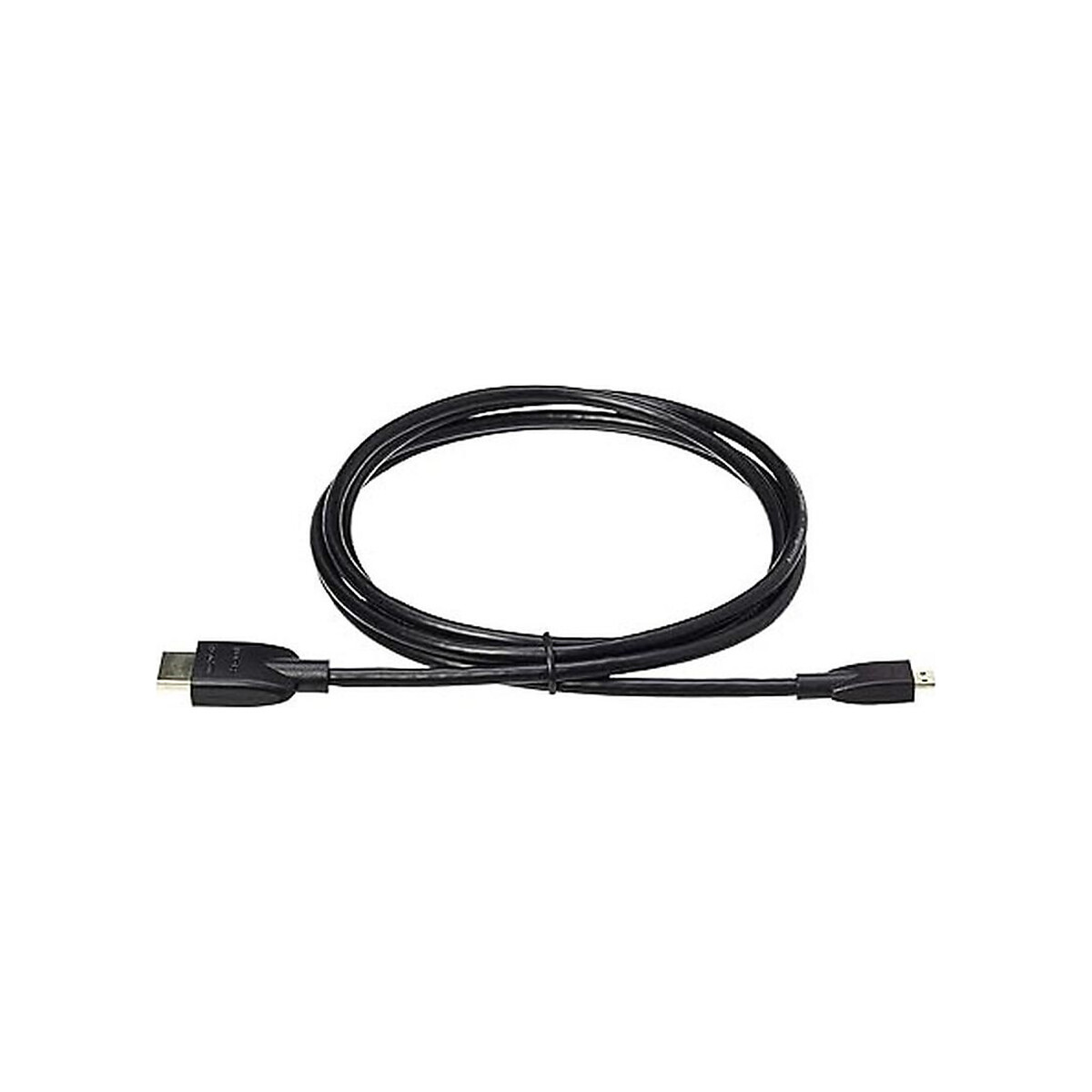 Amazon - Basics Micro HDMI to HDMI Display Cable, 18Gbps, 6 FT - Black
