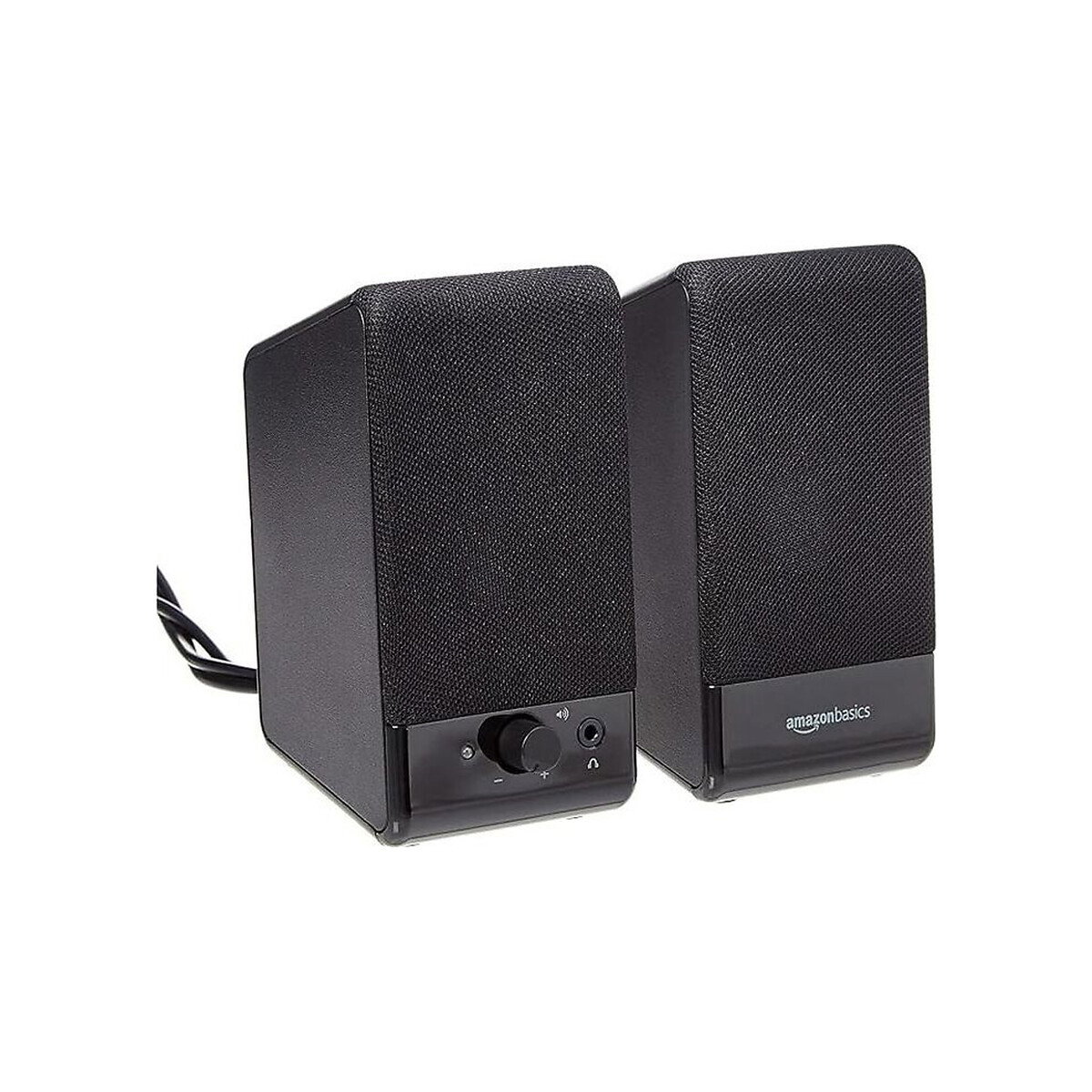 Amazon - Basics Computer Speaker for Desk PC or Laptop, USB Powered - Black