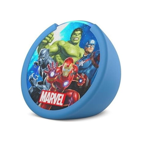 Amazon - Echo Pop Kids Speaker Designed for Kids, Marvel's Avengers