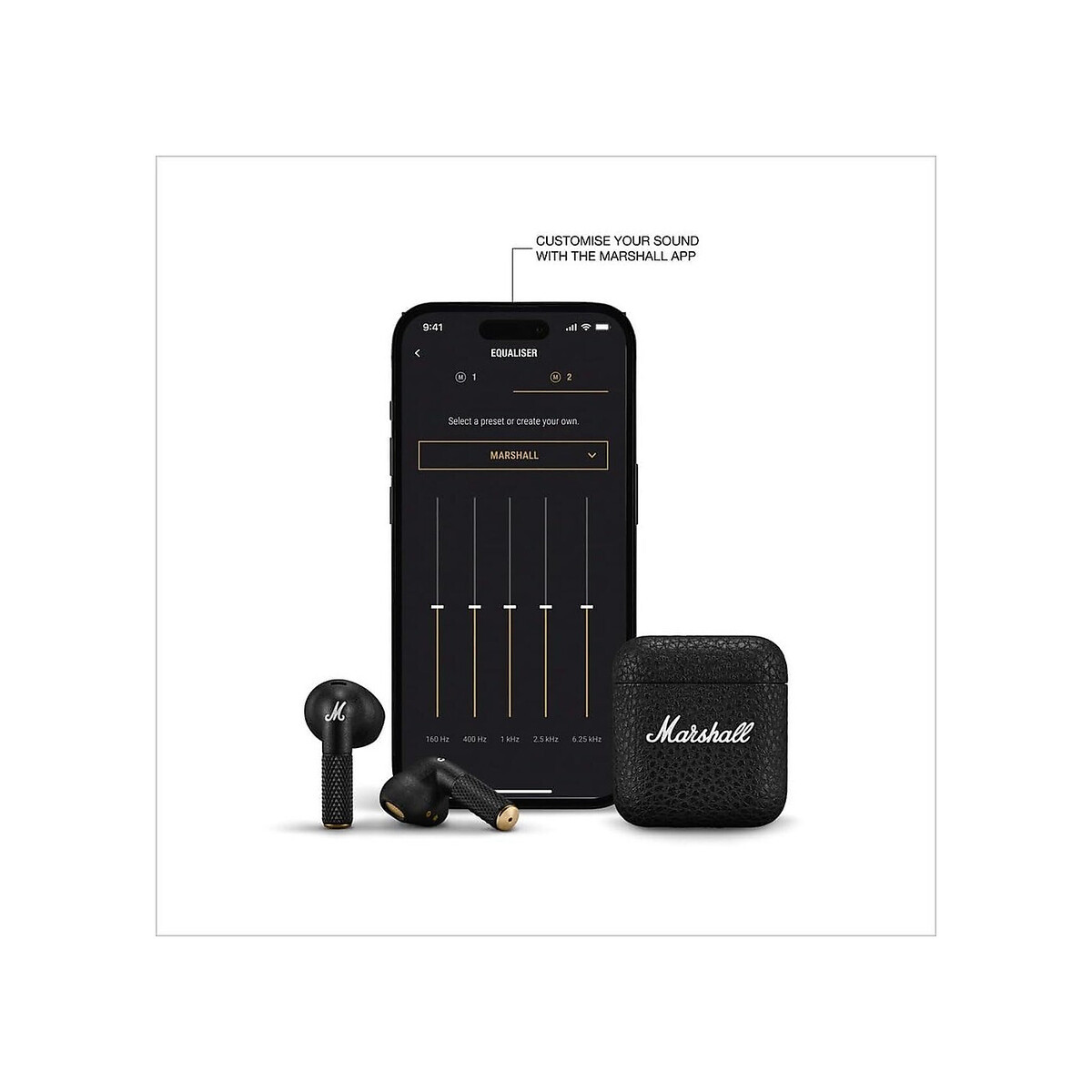 Marshall - Minor IV, True Wireless Earbuds - Black