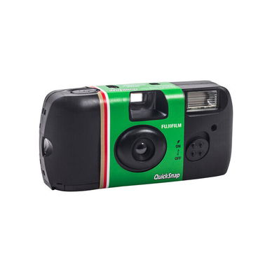 Fujifilm - QuickSnap Flash 400 One-Time-Use Disposable Camera, 27 Exposures