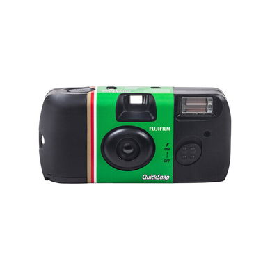 Fujifilm - QuickSnap Flash 400 One-Time-Use Disposable Camera, 27 Exposures