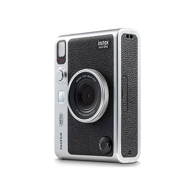 Fujifilm - INSTAX MINI EVO Hybrid Instant Camera, Black
