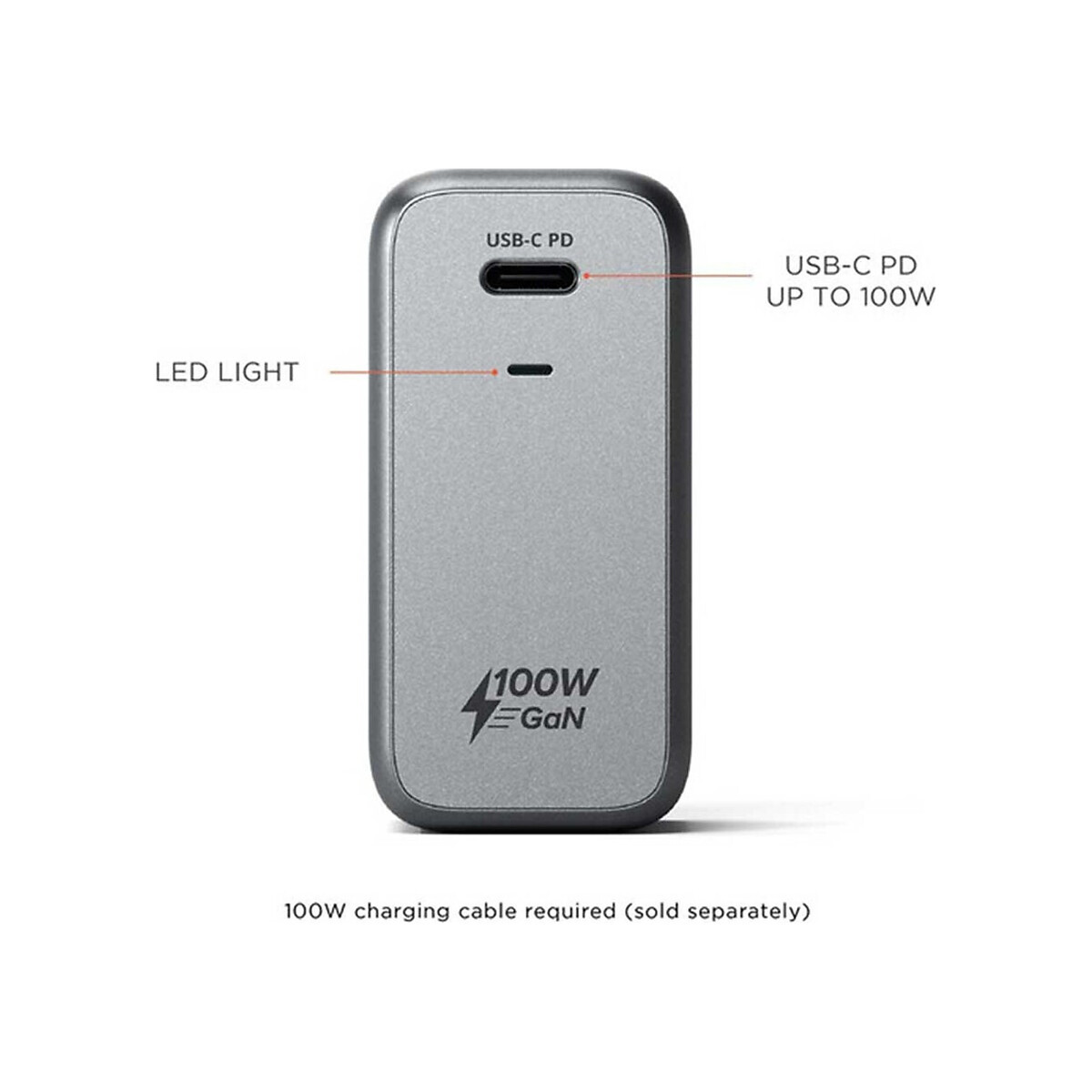 Satechi - 100W USB Type-C PD GaN Wall Charger