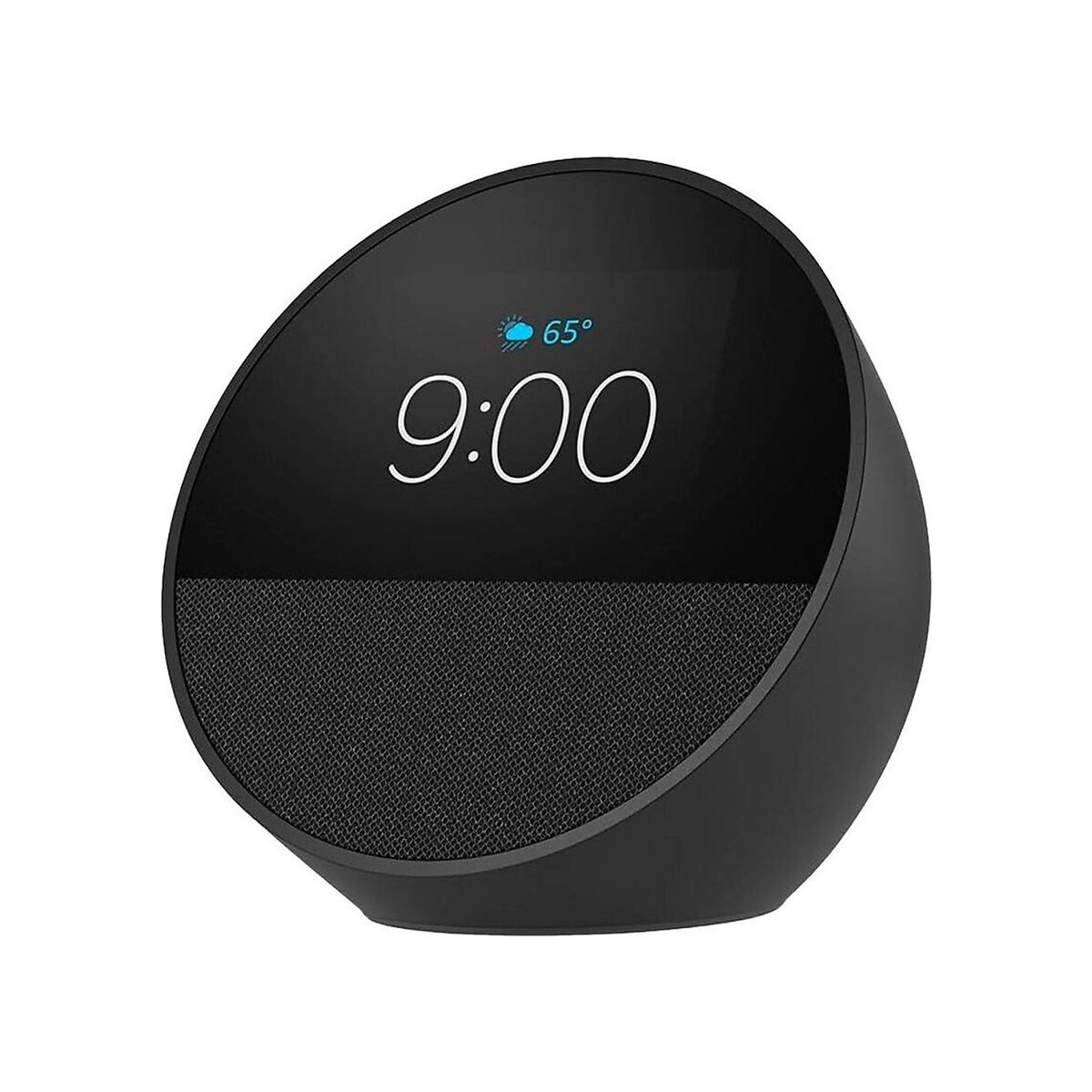 Amazon - Echo Spot SmartAlarm with Alexa - Black