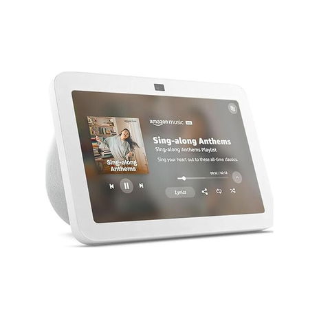 Amazon - Echo Show 8 Smart Display with Alexa, 3rd Gen - Glacier White