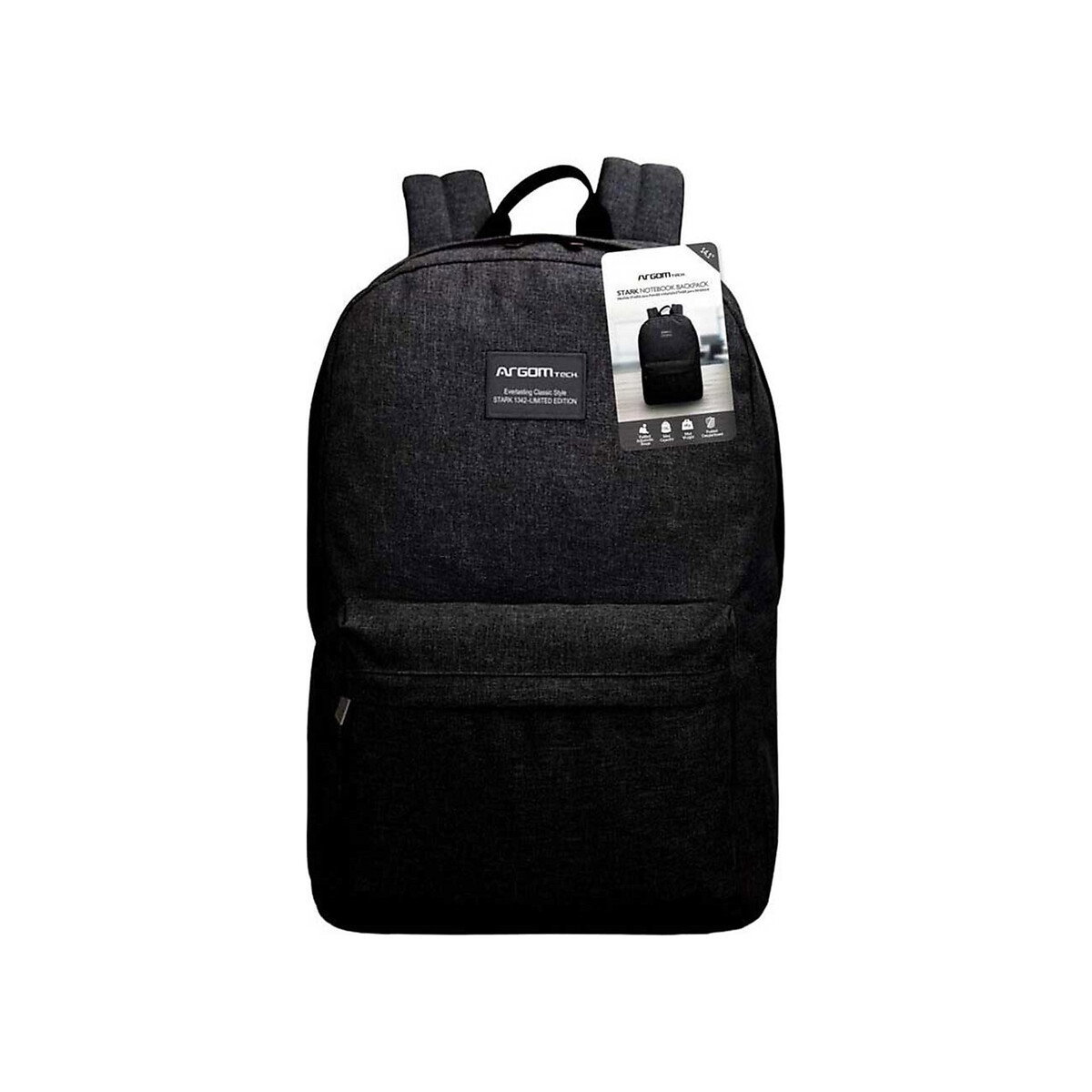 Argomtech - Stark Notebook Backpack, Black