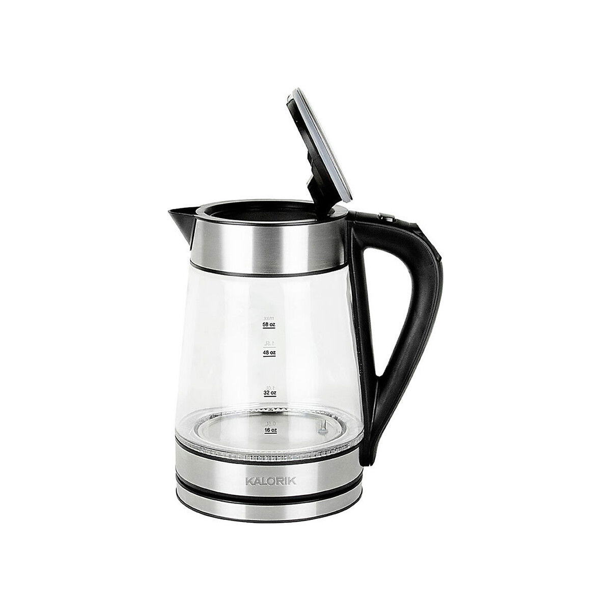 Kalorik - 7-Cup Cordless Glass Electric Kettle