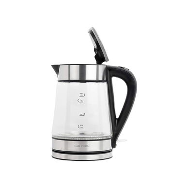 Kalorik - 1.7L Rapid Boil Electric Kettle with Blue LED, Stainless Steel