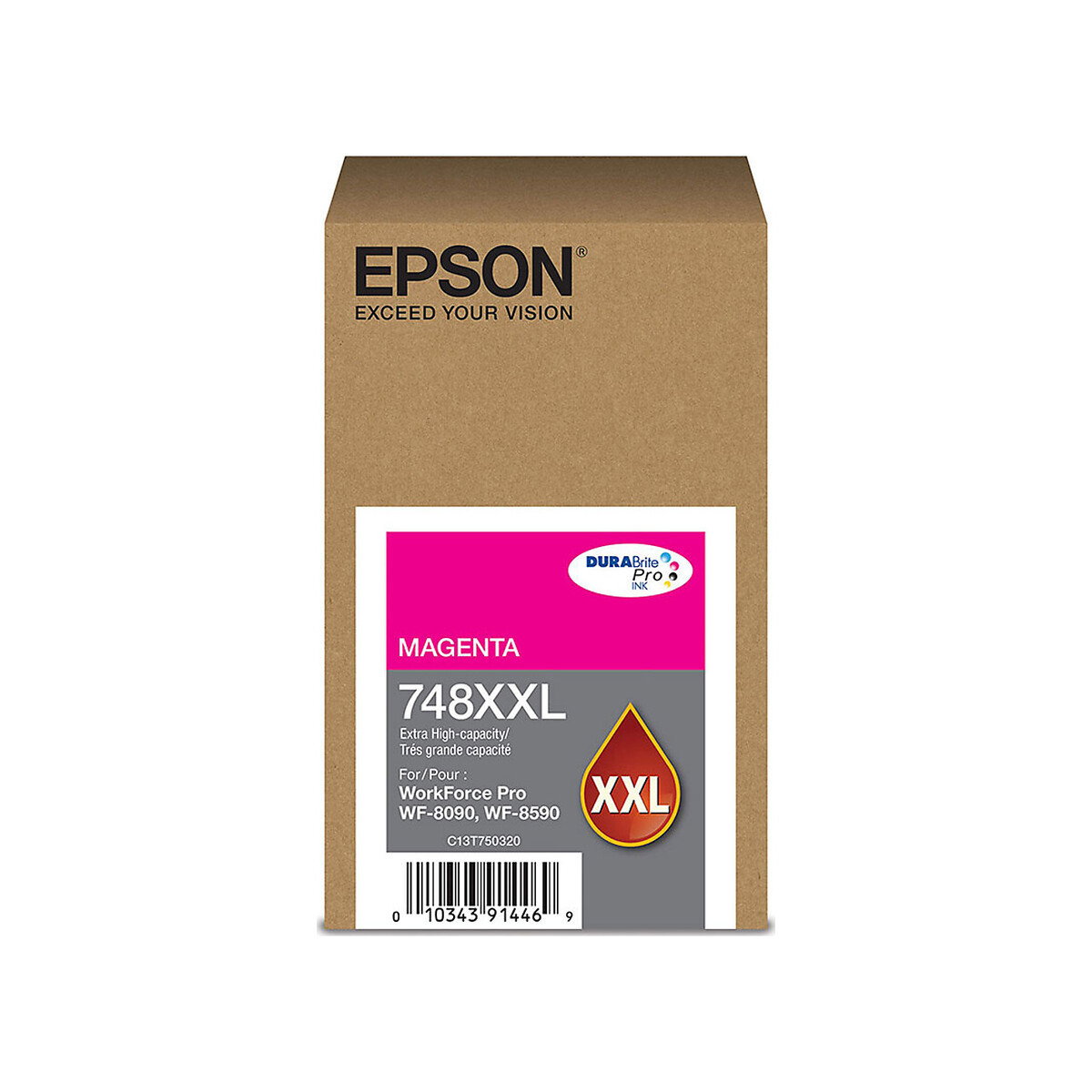Epson - T748 Durabrite Pro Ink