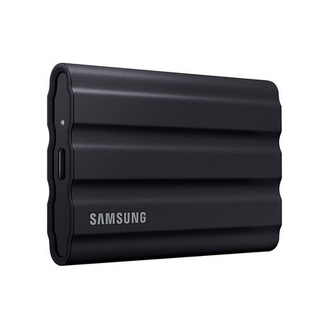 Samsung - 1TB T7 Shield Portable SSD, Black