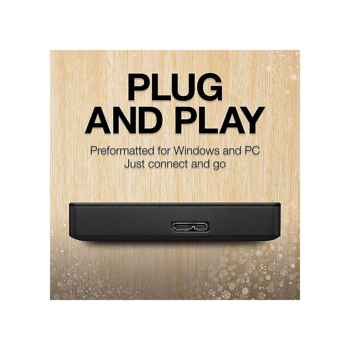 Seagate - Portable 2TB External Hard Drive Portable HDD, Black