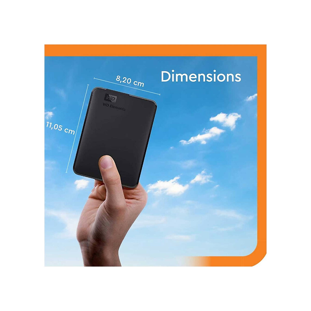 Western Digital - Elements Portable USB 3.0 External Hard Drive, Black