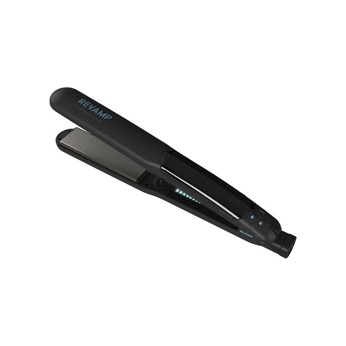 Homedics - Revamp Progloss Steamcare Ceramic Hair Straightener - Black