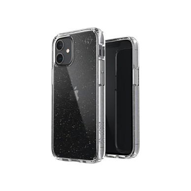Speck - iPhone 12 Mini Presidio Case, Clear/Gold Glitter