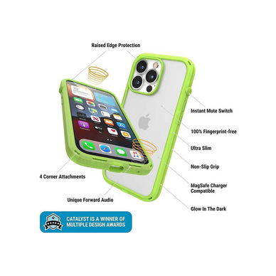 Catalyst - Influence Case For iPhone 13 Pro, Glow in the Dark