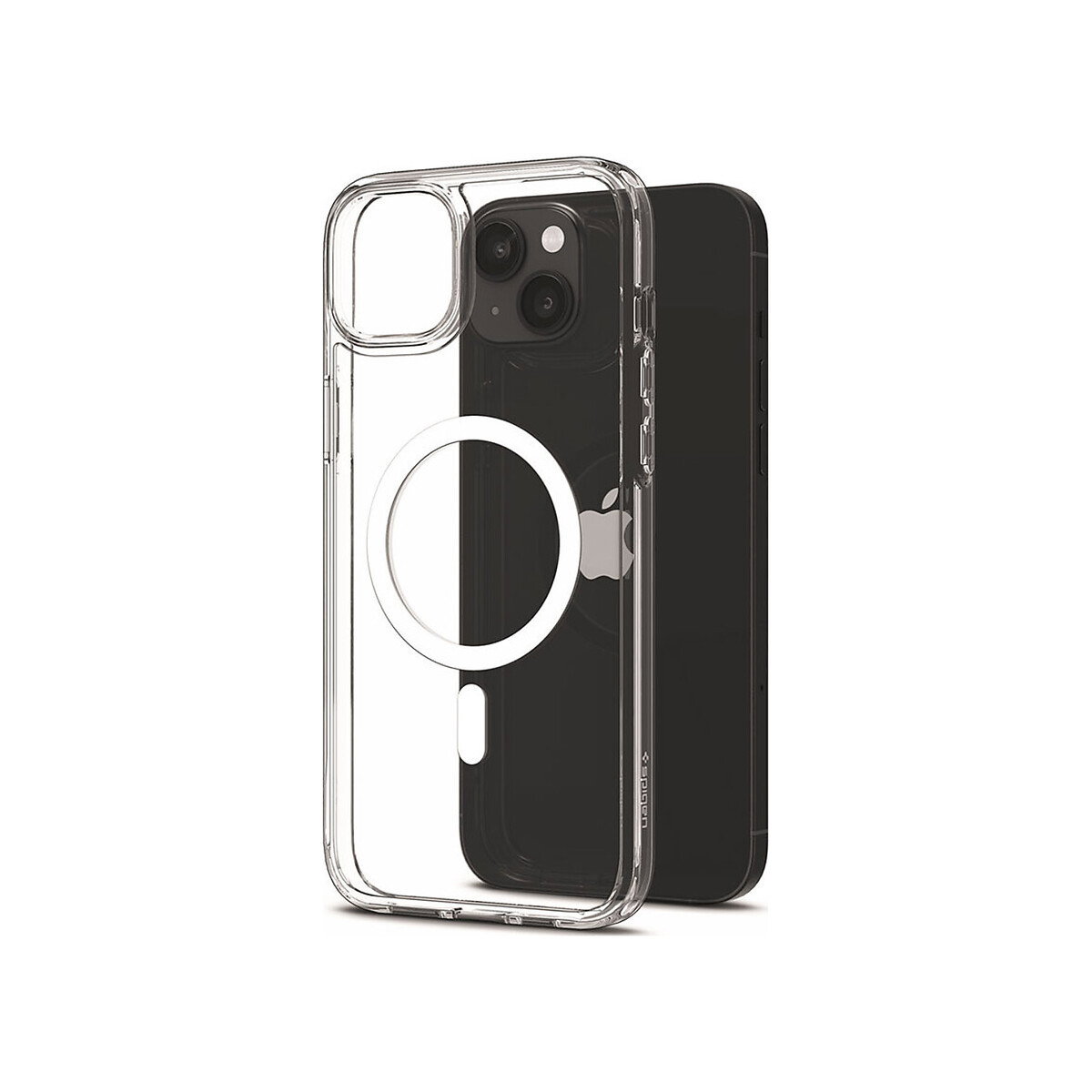Spigen - Crystal Hybrid iPhone 14 Max Case, Mag Fit, White