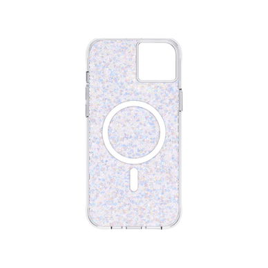 Case-Mate - Antimicrobial Hardshell Case with MagSafe for Apple iPhone 14 Plus, Twinkle Diamond