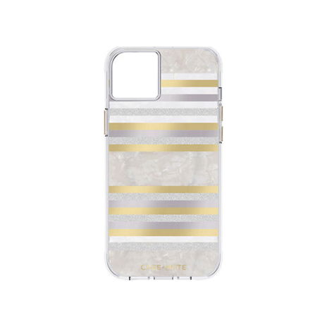 Case-mate - Pearl Magsafe Case for Apple iPhone 14 Plus, Pearl Stripes