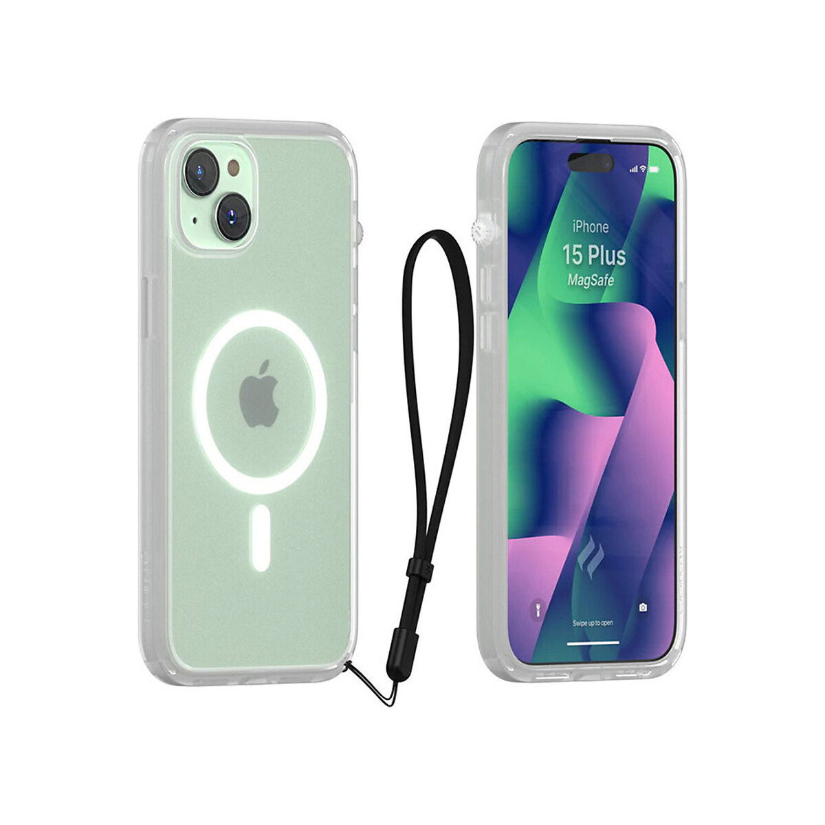 Catalyst - iPhone 15 Plus - Influence Case, MagSafe Compatible, Clear