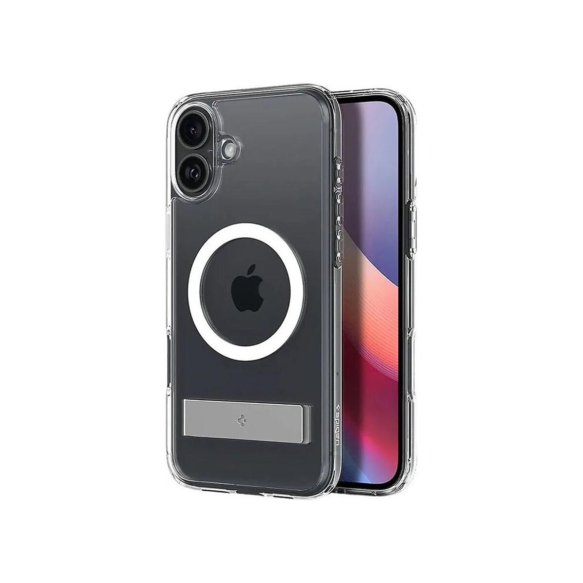 Spigen - Case, iPhone 16 6.1" Slim Armor Essential S (Magfit) - Crystal Clear