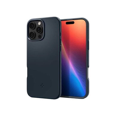 Spigen - Case, iPhone 16 Pro Max Thin Fit Magfit (2024) - Metal Slate
