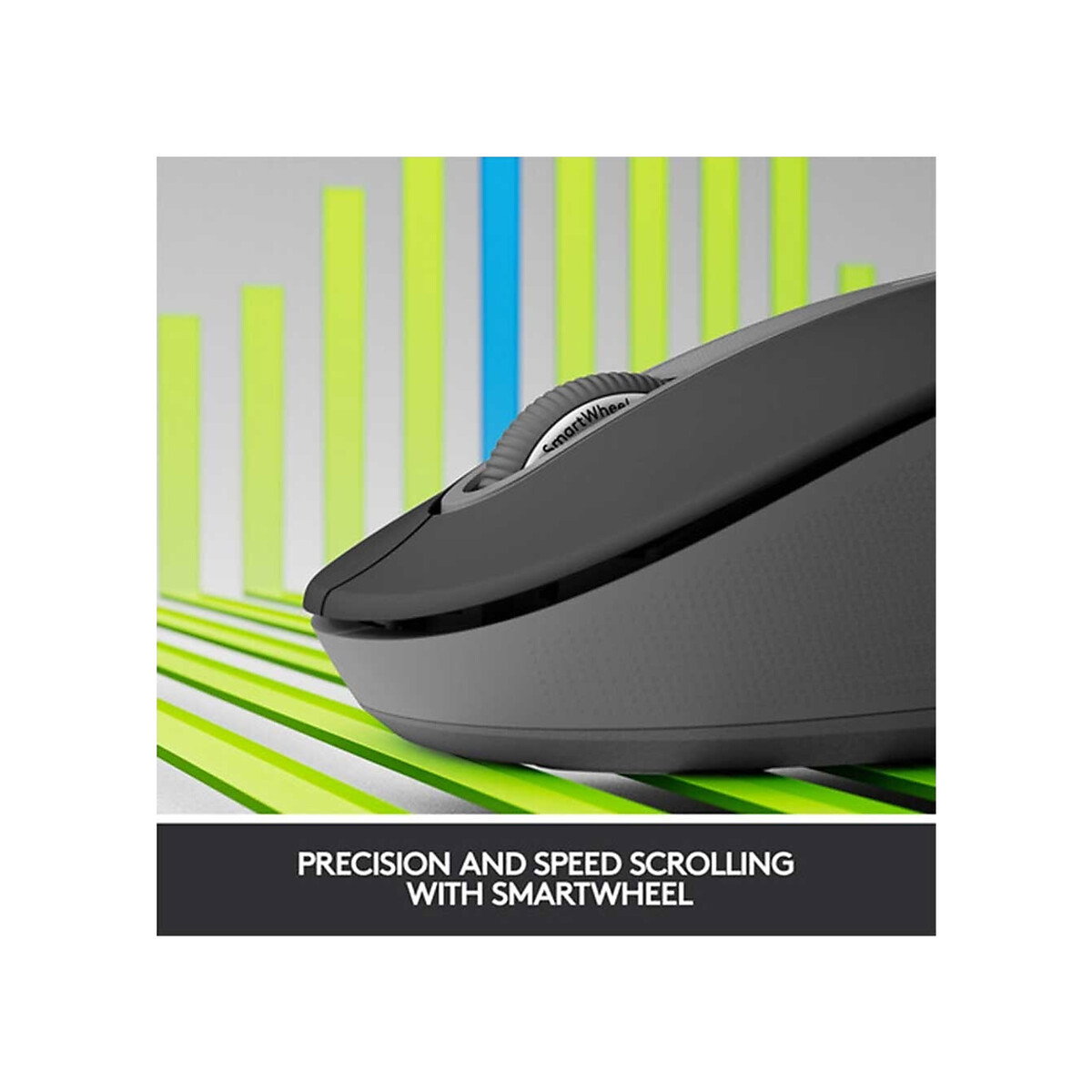 Logitech - Signature M650 L Right Handed Wireless Mouse, Graphite
