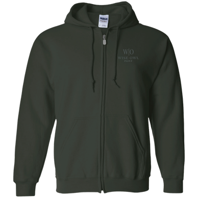 G186 Gildan Zip Up Hooded Sweatshirt