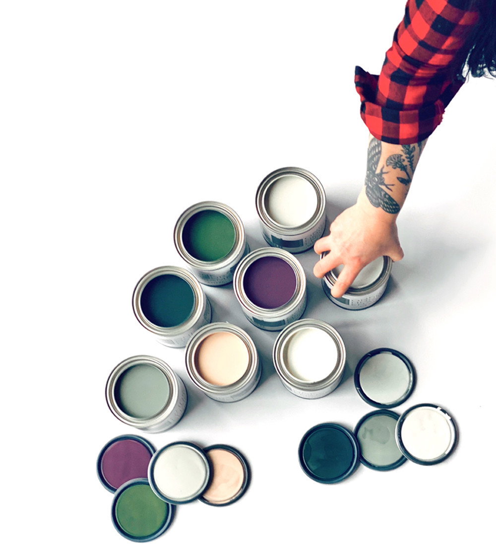 Paint Samples:  One Hour Enamel Paint
