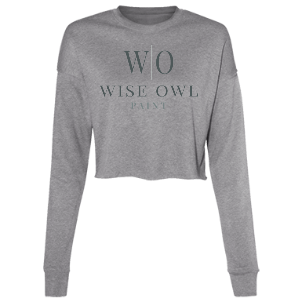 B7503 Bella + Canvas Ladies Cropped Fleece Crew