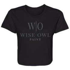 B8882 Bella + Canvas Ladies Flowy Cropped Tee