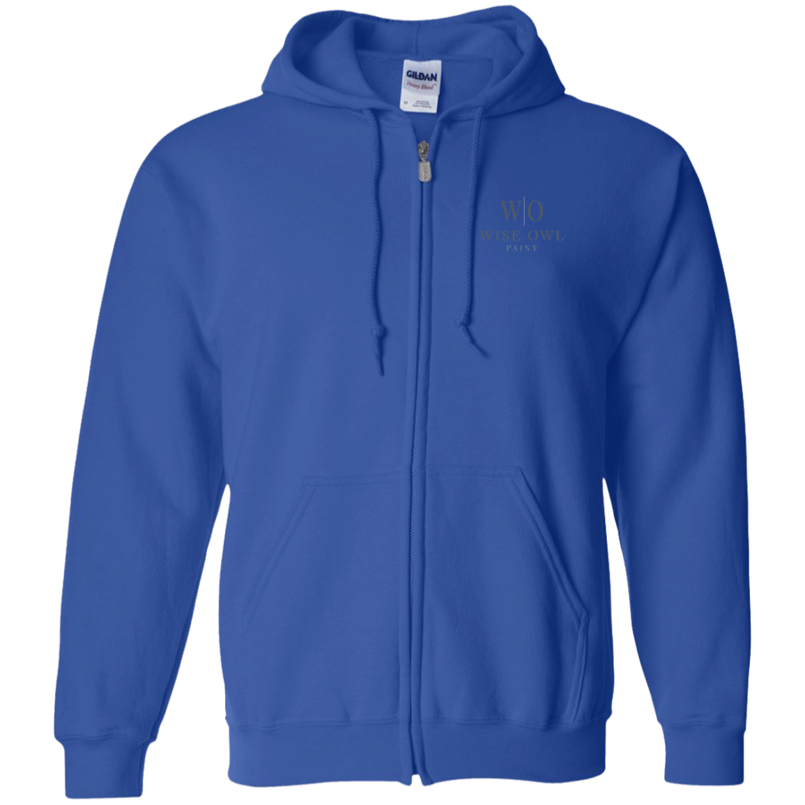 G186 Gildan Zip Up Hooded Sweatshirt