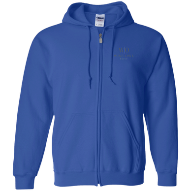 G186 Gildan Zip Up Hooded Sweatshirt