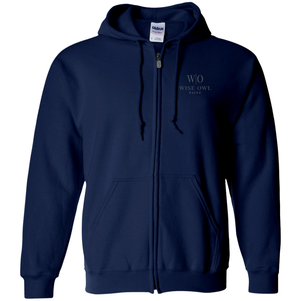 G186 Gildan Zip Up Hooded Sweatshirt
