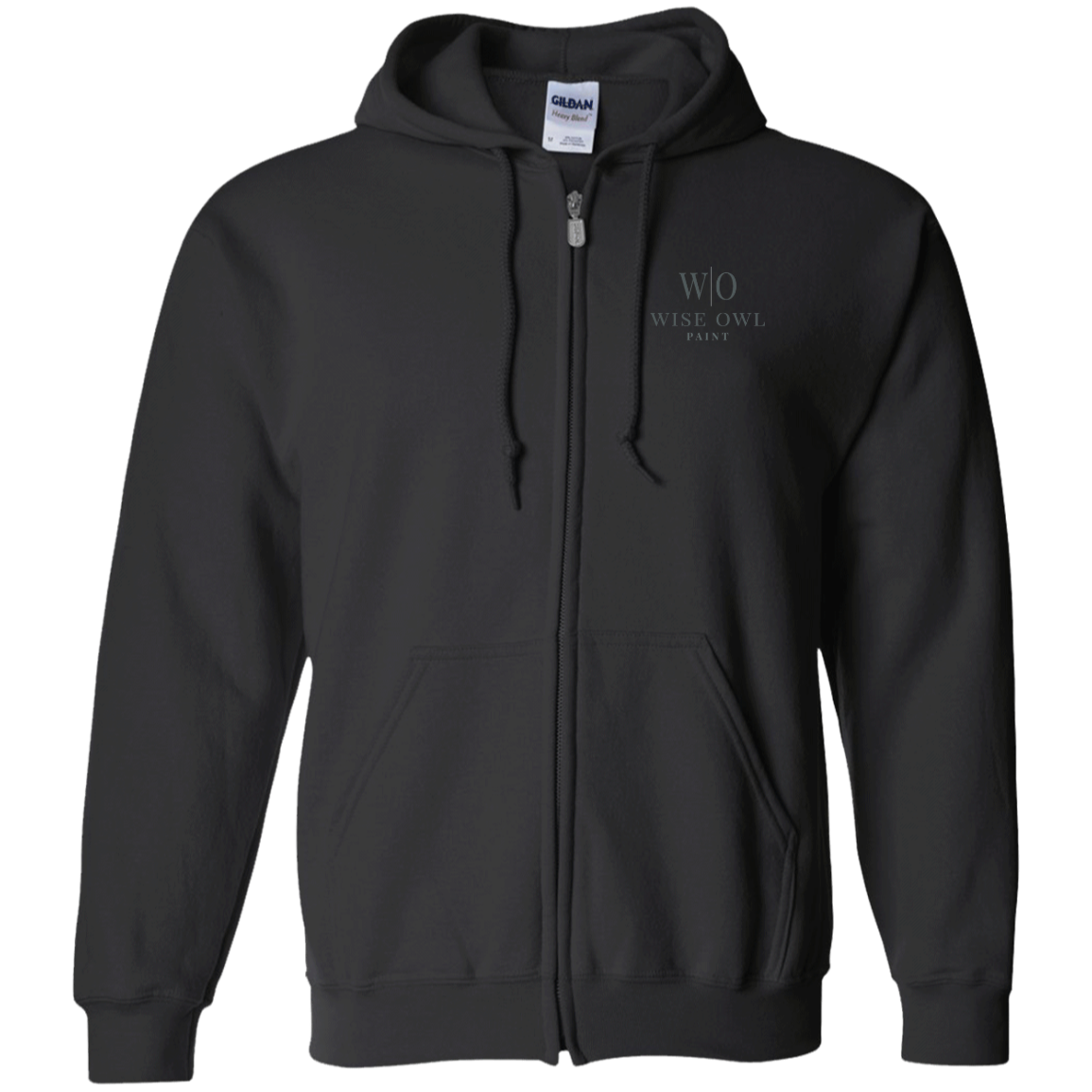 G186 Gildan Zip Up Hooded Sweatshirt