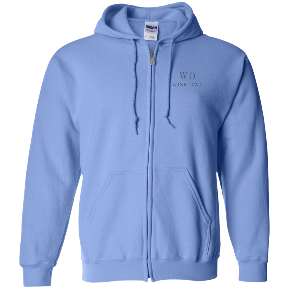 G186 Gildan Zip Up Hooded Sweatshirt