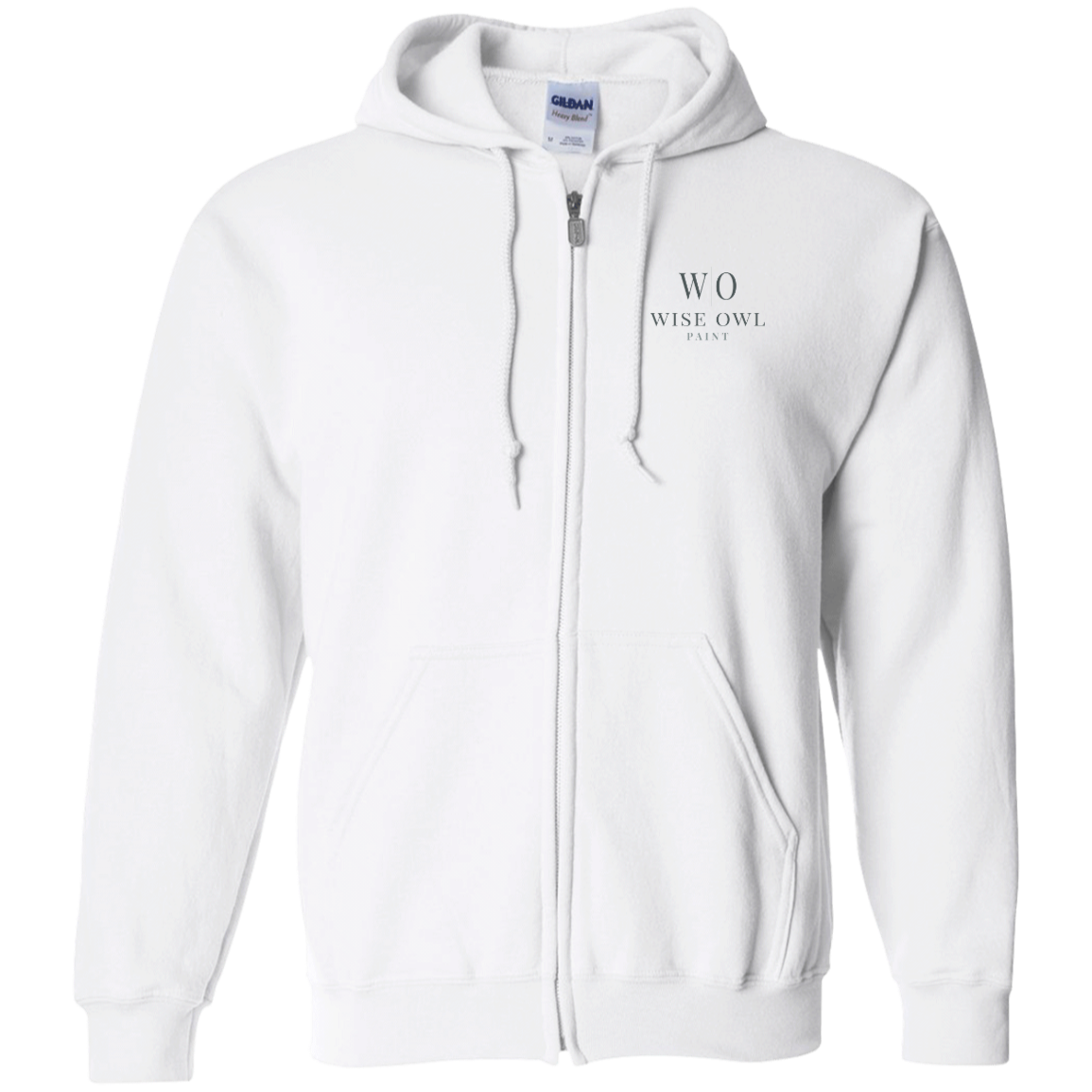 G186 Gildan Zip Up Hooded Sweatshirt
