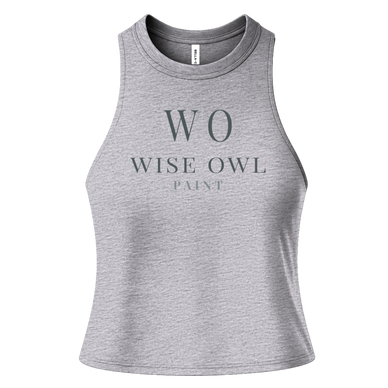 Bella + Canvas Womens Racerback Cropped Tank