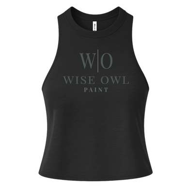 Bella + Canvas Womens Racerback Cropped Tank