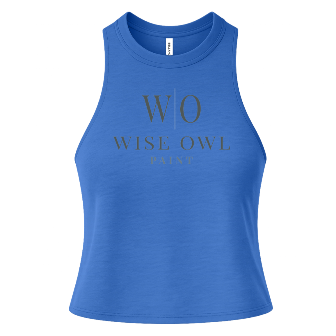 Bella + Canvas Womens Racerback Cropped Tank