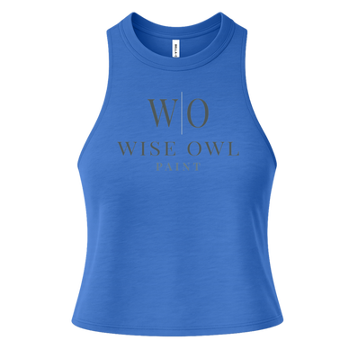Bella + Canvas Womens Racerback Cropped Tank