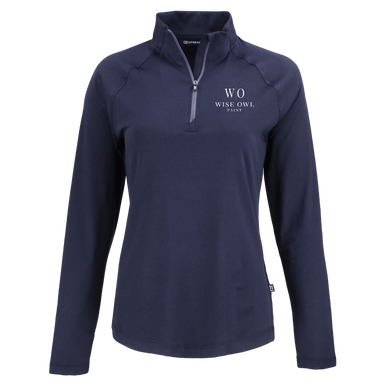 Cutter & Buck Womens Coastline Recycled Quarter Zip