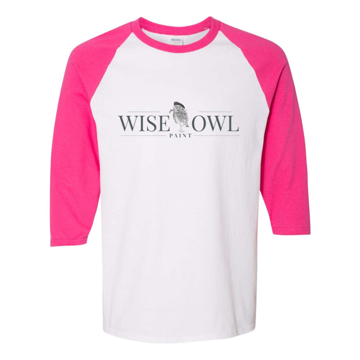 Gildan Adult Raglan 3/4 Sleeve Tee