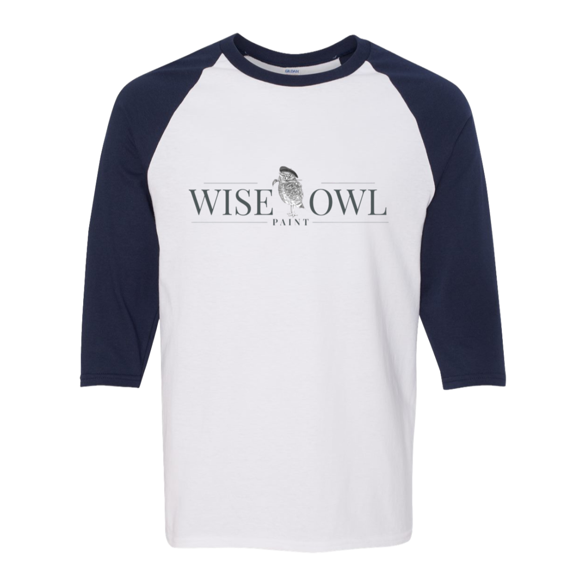 Gildan Adult Raglan 3/4 Sleeve Tee