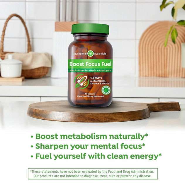 Boost Focus Fuel boost metabolism naturally, sharpens your mental focus and fuels with clean energy.