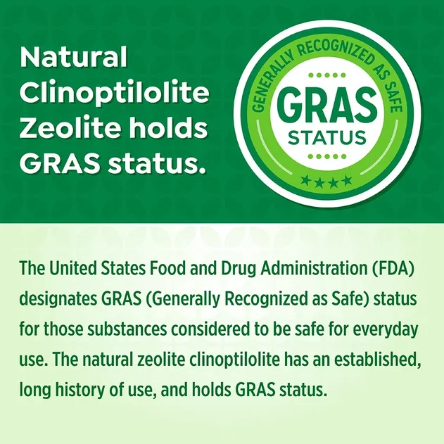 Natural Clinoptilolite Zeolite holds GRAS status Natural Clinoptilolite Zeolite holds GRAS status