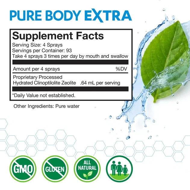 Pure Body Extra Supplement Facts Panel Pure Body Extra Supplement Facts Panel