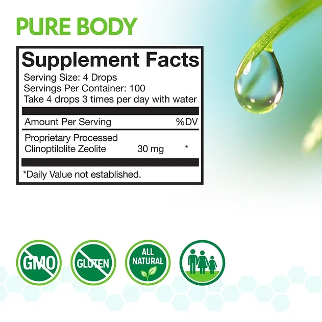Pure Body Supplement Facts Panel Pure Body Supplement Facts Panel