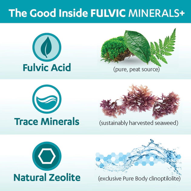 Fulvic Minerals+ Ingredients Fulvic Minerals+ Ingredients