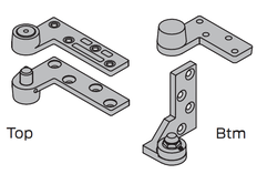 Ives 7212, 3/4" Offset Pivot Set, 200lbs.